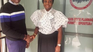 Director-General, Lagos State Records and Archives Bureau (LASRAB), Ms.Toyin Ogunlana on a tour of the National Archives and Records Administration Office at Riverside, California, USA.